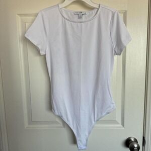 And Now This white t-shirt bodysuit